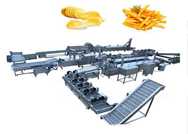 Microplaquetas de batata automáticas industriais que fazem a máquina microplaquetas de batata doce