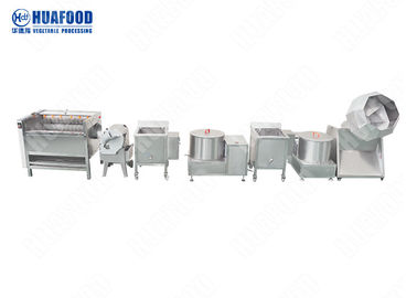 Processamento das batatas fritas da máquina das microplaquetas de batata da pequena escala máquina-máquina para fazer microplaquetas