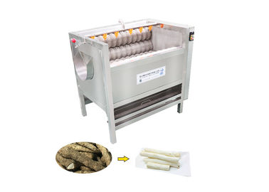 equipamento da casca de batatas do rolo da escova de 1000kg/H 1200mm