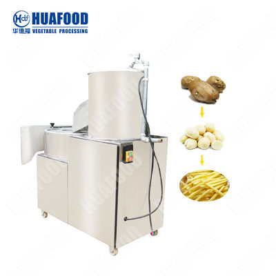 Máquina de lavar vegetal de Yam Peeling Slicing 100kg/H