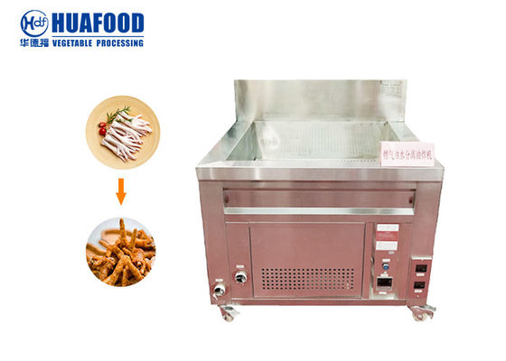 Máquina de Chips Chinchin Churro Automatic Fryer da batata do gás