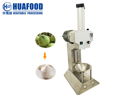 Descascando a linha de processamento remoção das frutas e legumes da máquina do coco da casca