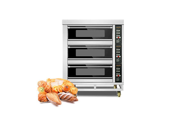 a panificação 380V industrial faz à máquina o equipamento de cozimento comercial do pão