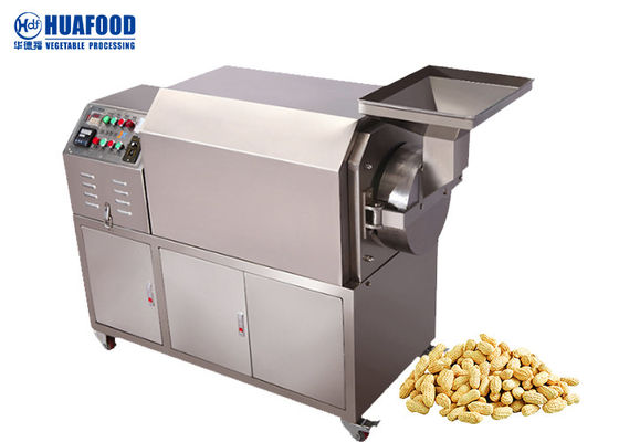 Máquina pequena da repreensão da porca do torrador do cereal da indução do grupo do gás na Índia
