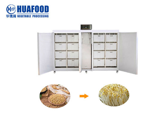 máquina comercial Bean Seed Sprout Machine automático da germinação da semente 250kg/d